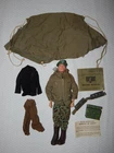 Vintage 1960's G.I. JOE 12" Action Figure Soldier with Clothes & Accessories