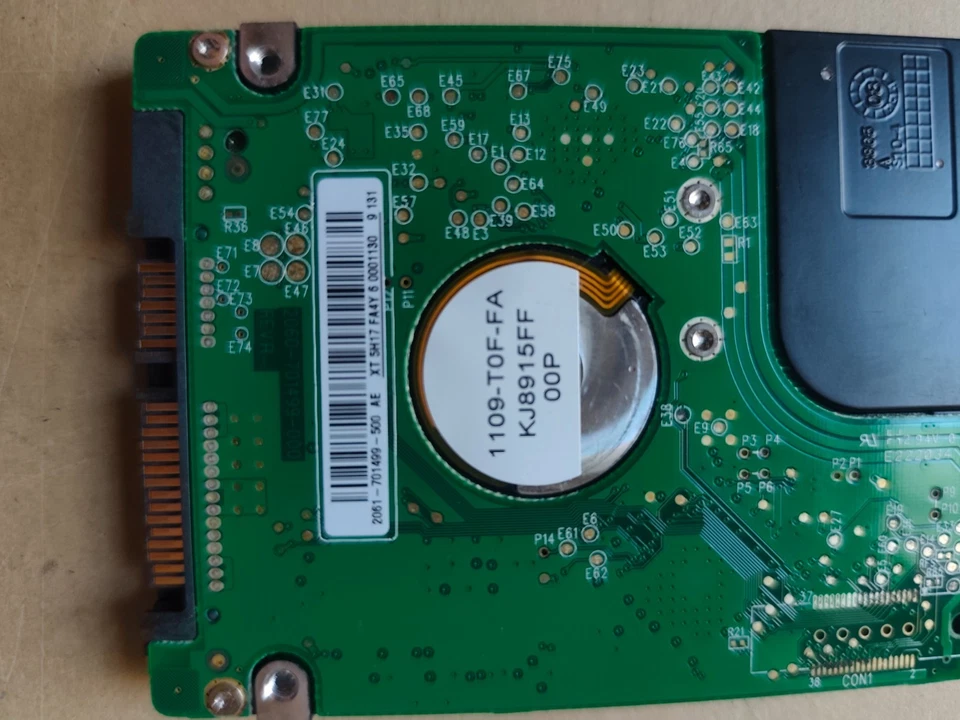 Western Digital WD2500BEVT -60ZCT1 250GB 2,5" HDD Festplatte 5400rpm 8MB SATA II - Bild 4 von 4