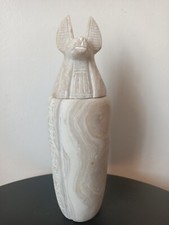Vase Canope Duamutef, avec tête de chacal Egypte urne funéraire