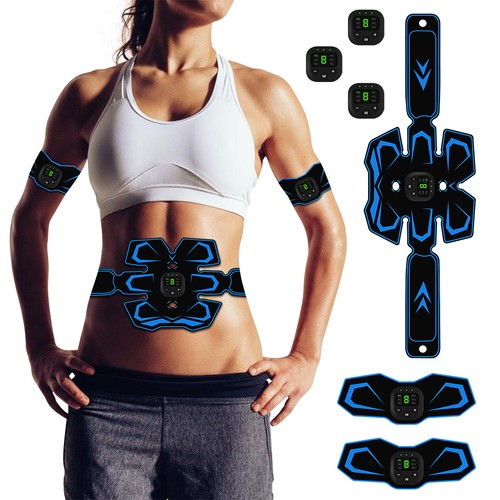 EMS Abdominal Trainer Slim Muscle Stimulator Toner Toning Belt Fitness Wireless - Picture 7 of 18