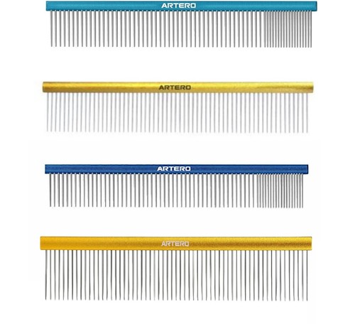 Dog Grooming Greyhound Style Combs Versatile Giant Rust Resistant Chrome Tooth - Picture 6 of 12