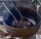 Member's Mark 3 Piece Acacia Wood Salad Serving Set