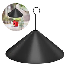 Large Wrap-around Squirrel Baffle Protect Bird Feeder from Raccoon Squirrel