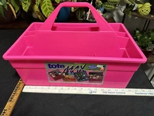 RARE VINTAGE 90’s Fortiflex Tote Max HOT PINK! Toolbox, Home, Shop, Garden /NEW