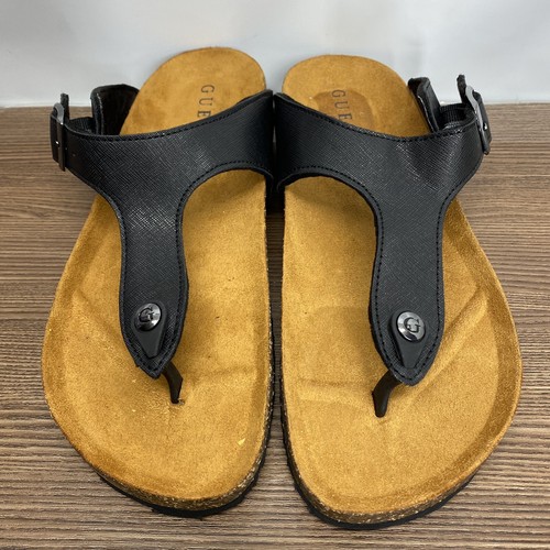Guess Flip Flops Sandals Men’s Size 11 Black Ultra Slide New - Picture 5 of 6