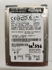 Hitachi Travelstar 40gb HTS541040G9AT00 0A21010 39T2520 HDD Disque Dur 2,5 Ide