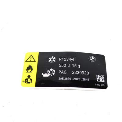 BMW 3er Touring G21 Coolant Label 550+/-10G 71236832295 NEU  