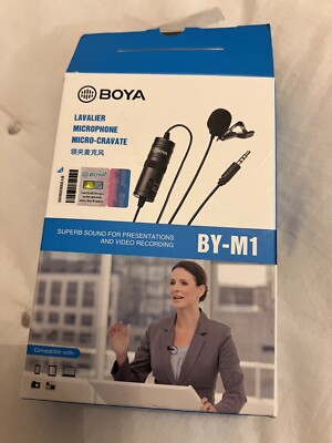 BOYA BY-M1 Lavalier Mikrofon für Smartphone, DSLR, Camcorders, PC neu