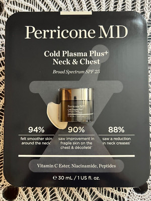 NEW Perricone MD Cold Plasma Plus+ Neck & Chest Broad Spectrum SPF 25 AUTHENTIC*