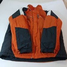 Columbia Sportswear Men's Orange  Blue Insulated Jacket Size Large