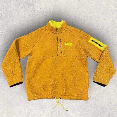 Fila Fleece Pullover Jacket, US Mens S, Retail $100