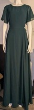 NWT Lulus Green Size XL Maxi Evening Gown Sides Cut Out High Slit