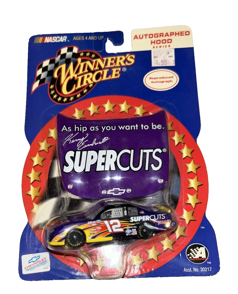 老式 2002 年 Kerry Earnhardt #12 Supercuts Bundle of 2 压铸收藏品汽车 — 第 3/4 张图片