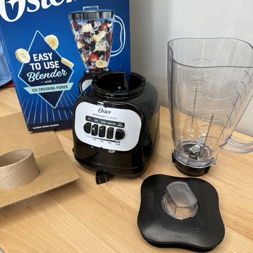 Oster Classic Series 5-Speed Blender, Black BLSTCP-B00 (2130529) Plastic Mixer