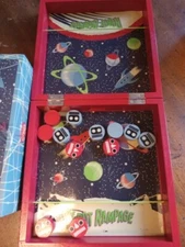 Professor Puzzle Robot Rampage - Mini Tabletop Game  - Wooden Hockey Game