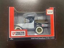 Tractor Supply Company (TSCO) 1918 Ford Runabout with Crates Die-Cast Metal