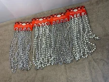 CHRISTMAS BEAD GARLANDS Rite Aid Home 8 Ft Holiday (4 Sets) White And Silver