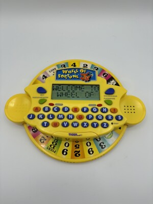 Vintage Wheel of Fortune Jr Handheld Electronic Game w/ Manual