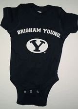BYU COUGARS NCAA INFANT LAP SHOULDER CREEPER NEWBORN