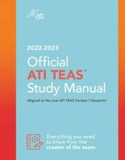 Official ATI TEAS Study Manual 2022-2023 - Paperback By ATI - GOOD