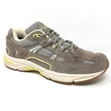 Vionic 23 Walk Walking Shoes Sneakers Womens Size 8.5 Gray Taupe Suede Casual