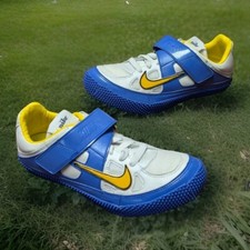 Men's Nike Zoom High Jump HJ III White Varsity Blue NIB Size 6 Track  Field