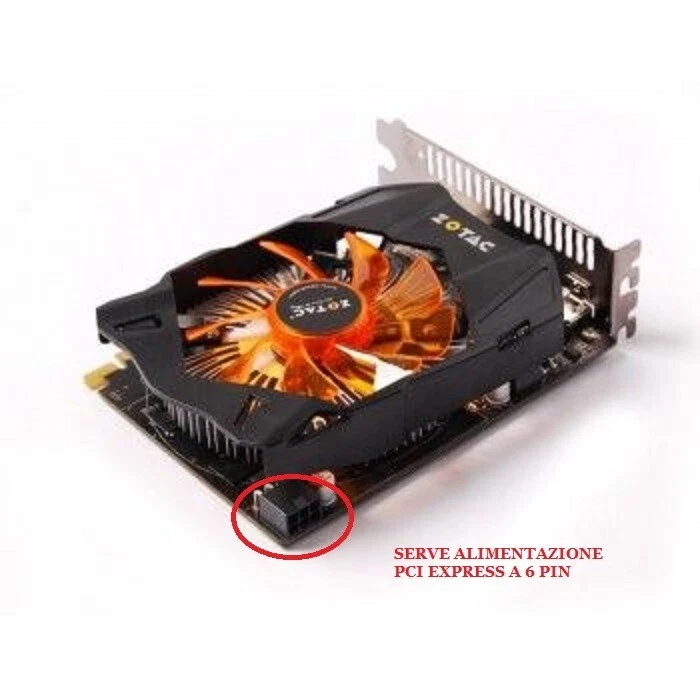 ZOTAC Nvidia GeForce GTX 650 1GB GDDR5 PCI Express 3.0 x16 scheda video grafica - Immagine 2 di 4