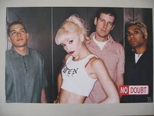 NO DOUBT AUTHENTIC RARE 1996  POSTER