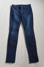 Womens Jeans-JOE'S JEANS-dark blue stretch denim "The Skinny"-28