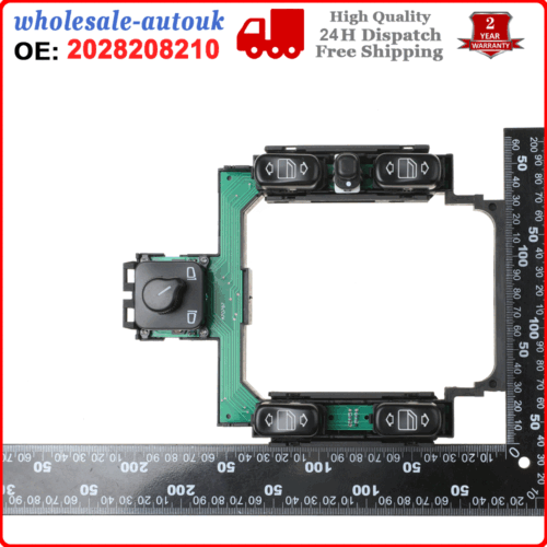 Fensterheber Hauptschalter passt für Mercedes C-Klasse W202 1993-2000 & S202 1996-2001 - Bild 11 von 11