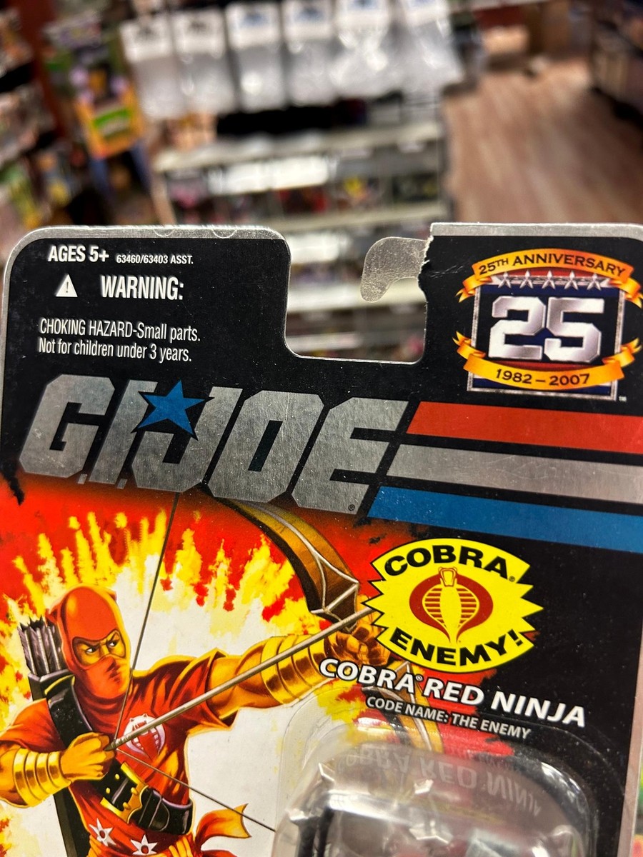 Cobra Red Ninja The Enemy (G.I.Joe 25th Anniversary, Hasbro) | eBay