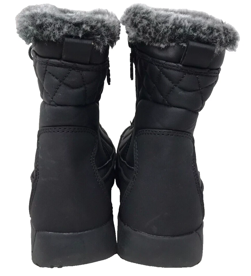 Botas Totes para mujer Eve cortas con cremallera resistentes al agua forradas de piel negras talla: 6 186A Foto 4 de 4
