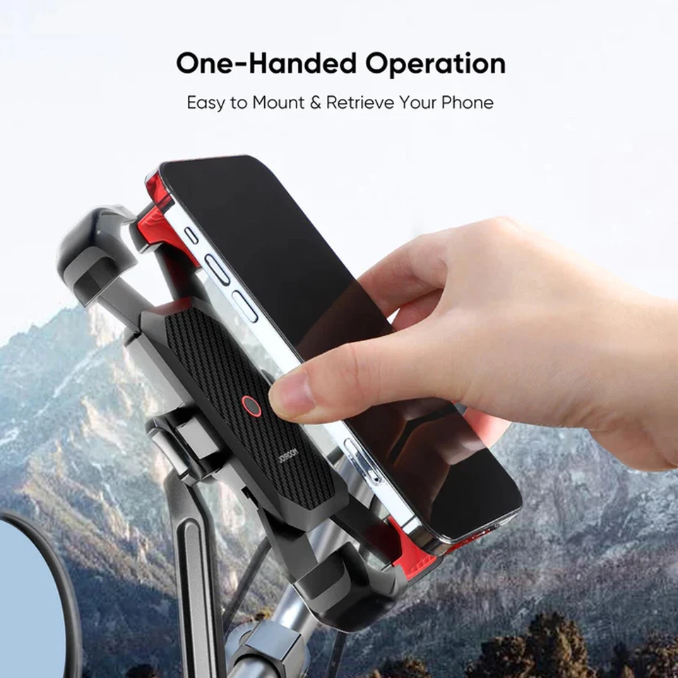 Universal Spiegel Handy Halterung Smartphone Halter Motorrad Bike Roller Scooter - Bild 2 von 4