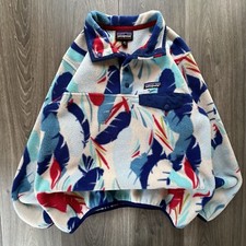 Patagonia Synchilla Pullover Snap T Fleece Adult XS Feather Dance Colorful Aztec