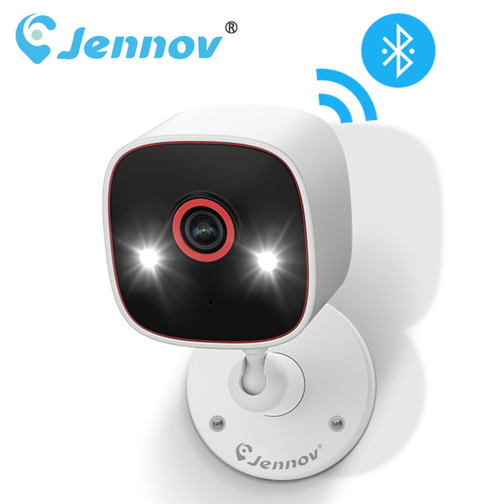 Jennov Mini 2K WiFi Smart Home Security Camera Wireless 2-Way Audio Night Vision
