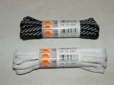 Ringelspitz Reflective Black And White Half Round Lace Up Sneakers 120cm