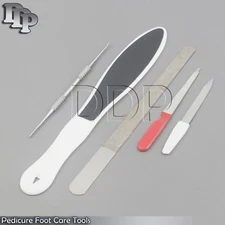  Nail File Double Sided Diamond Dust Coating Pedicure Foot Care Tools