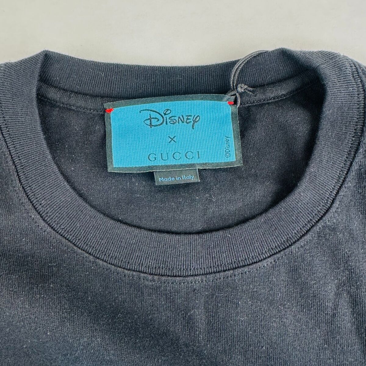 Gucci x Disney Donald Duck Mens Black Heavy Cotton Oversized Gucci x Disney Donald Duck Mens Black Heavy Cotton Oversized
