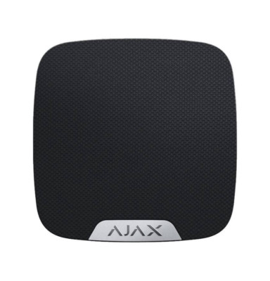 Indoor siren, wireless, Black - AJAX; Acoustic pressure: 81 ÷ 105 dB- Black
