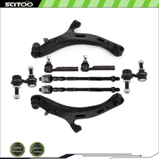 Control Arm w Ball Joints Tie Rod End Sway Bar End Link For 10-14 Subaru Outback