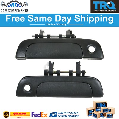 TRQ New Front Outside Exterior Door Handle Pair Set & For 1995-02 Suzuki Esteem