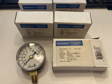  5 ASHCROFT 2" 0-15 PSI 1/8 NPT PRESSURE GAUGE 20W1005PH-01L-15 -AGG- QTY 5 NEW