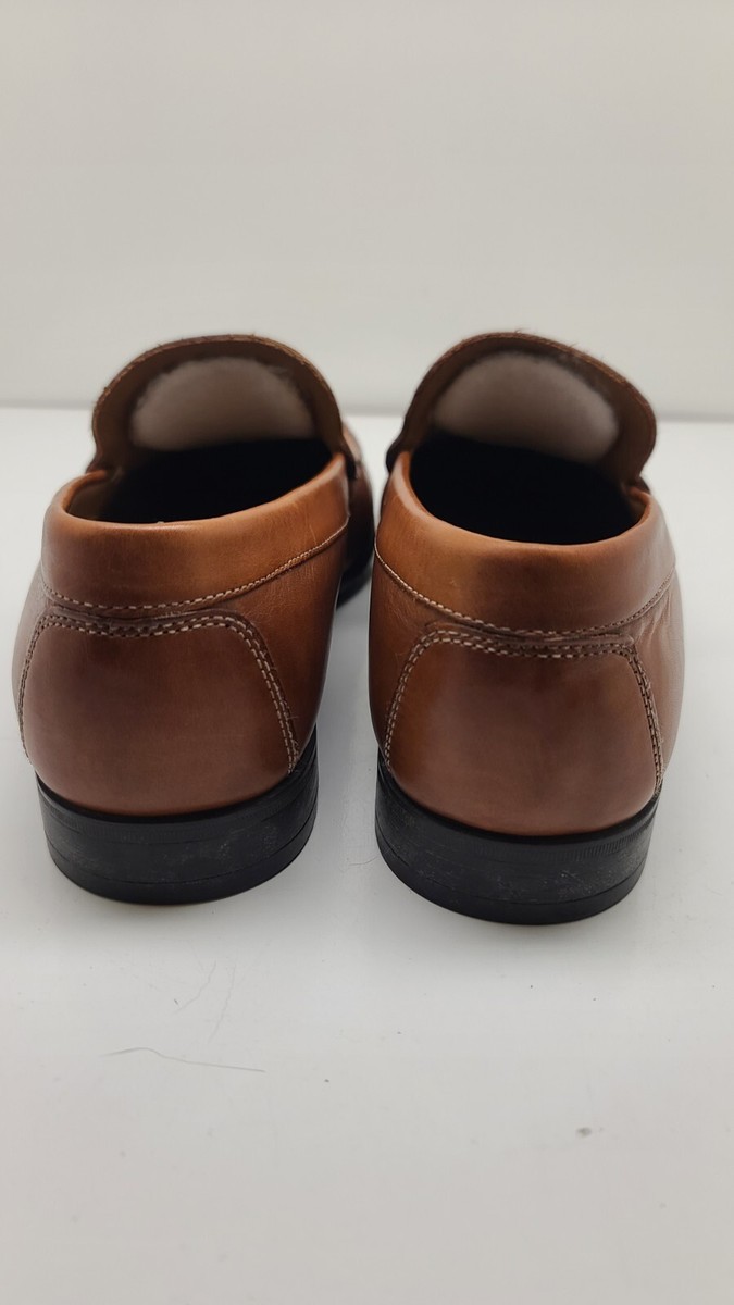 Johnston & Murphy Creswell Woven Leather Dress Shoe Loafer 