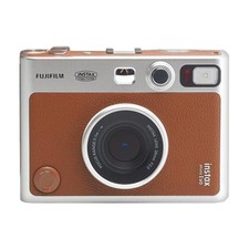FUJIFILM INSTAX MINI EVO Hybrid Instant Camera Brown