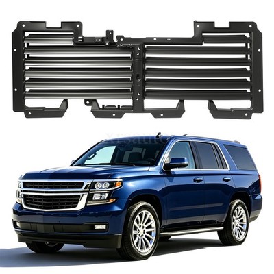 Active Grille Shutter w/ Motor Black For 2015-2020 Escalade Suburban Tahoe Yukon