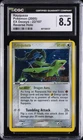 2005 POKEMON EX DEOXYS REVERSE HOLO #22 RAYQUAZA CGC 8.5