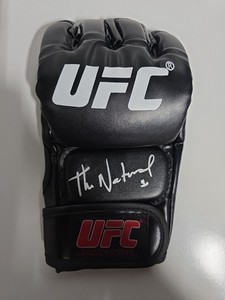 CAIO BORRALHO SIGNED AUTOGRAPHED UFC GLOVE FIGHTING NERDS BAS BECKETT #3WO54486