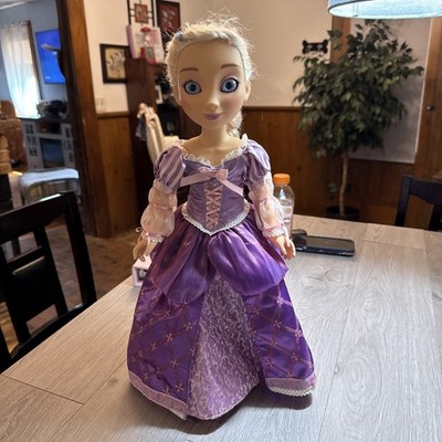 2013 Jakks Pacific Disney Frozen Elsa Large 18'' Doll In Rapunzels Dress