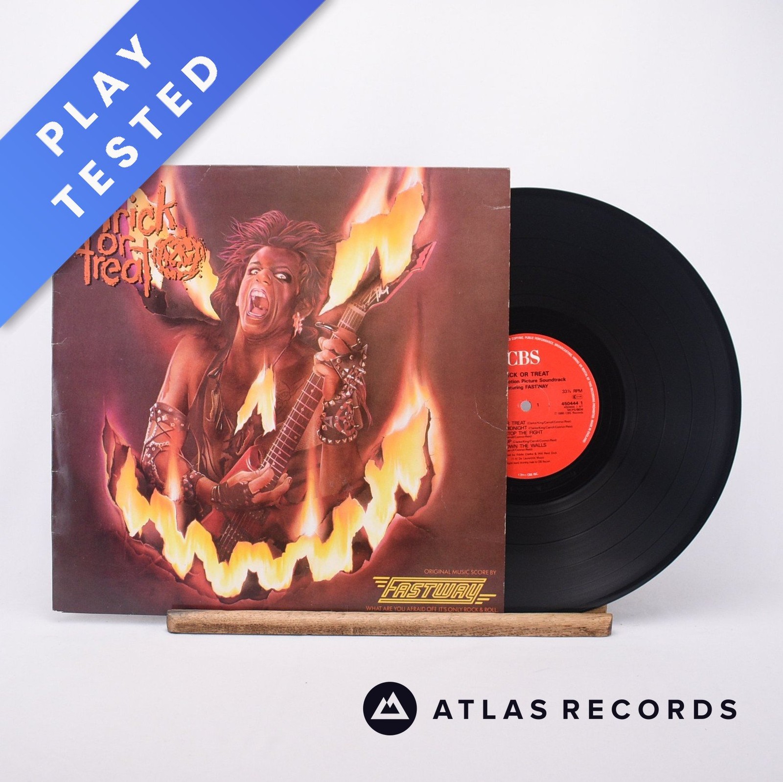 Fastway Trick Or Treat LP Album Vinyl Record 1986 450444 1 CBS - VG+/VG+