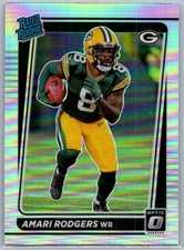Amari Rodgers 2021 Donruss Optic Holo Prizm RC Rookie #261 Green Bay Packers